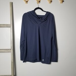 ADIDAS WOMEN'S LONG SLEEVE CLIMALITE LIGHTWEIGHT HOODIE SIZE XL